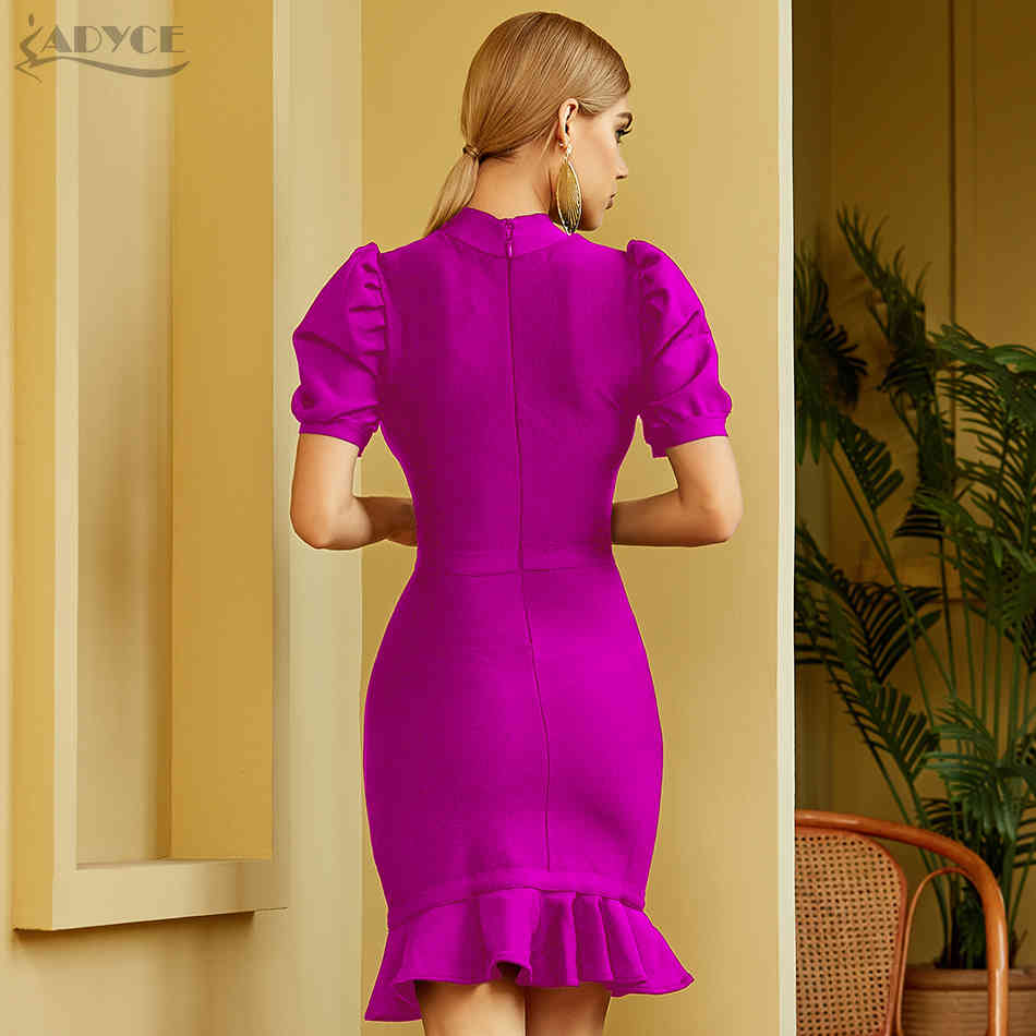 Summer Women Fashion Black Short Sleeve Bodycon Bandage Dress Sexy O Neck Celebrity Evening Runway Party Dresses 210423