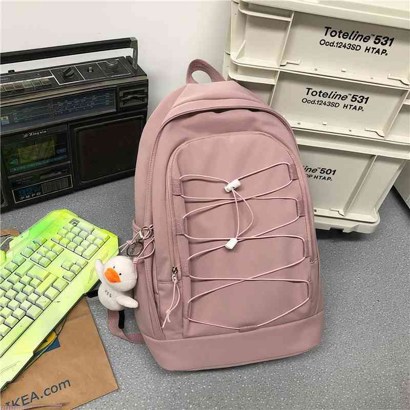 New simple tooling ins Korean version large capacity computer backpack female college student class schoolbag, Green
New simple tooling ins Korean version large capacity computer backpack female college student class schoolbag, Green