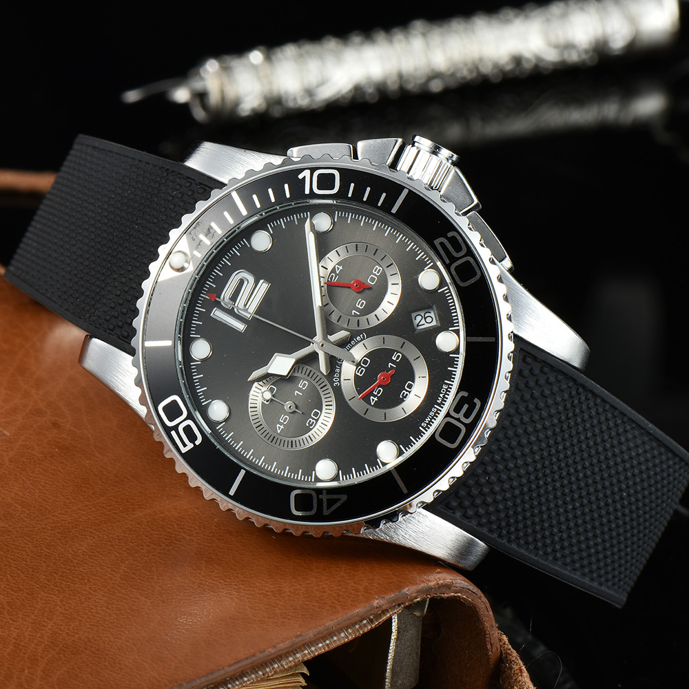 Mens watch all dial work quartz movement watches stopwatch rubber strap stainless steel case wristwatch for men lifestyle waterproof montre de luxe good quality
Mens watch all dial work quartz movement watches stopwatch rubber strap stainless steel case wristwatch for men lifestyle waterproof montre de luxe good quality