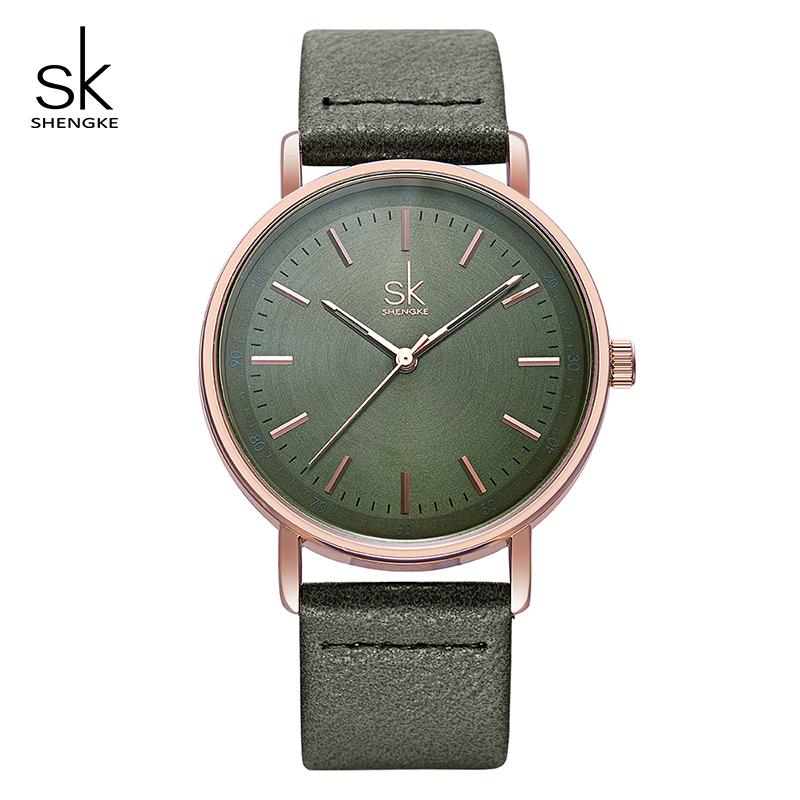 Wristwatches Shengke Top Ladies Quartz Watch Clock Leather Strap 2021 Fashion Women Wrist Watches Relogio Feminino, Slivery;brown
Wristwatches Shengke Top Ladies Quartz Watch Clock Leather Strap 2021 Fashion Women Wrist Watches Relogio Feminino, Slivery;brown