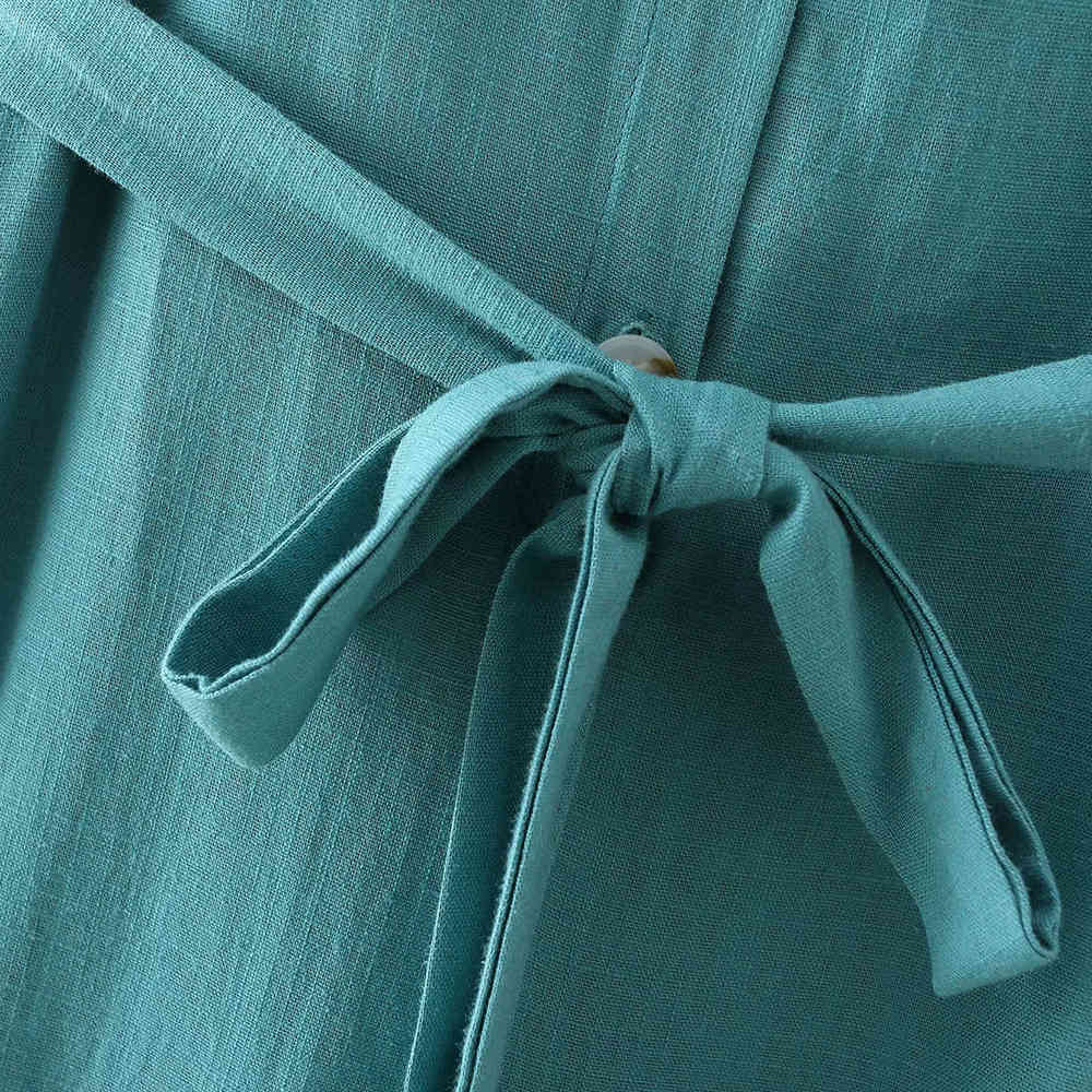 BBWM Summer Women Jumpsuit Sashes O-Neck Short SLeeve Jumpsuits Chic Lady Fashion Casual Women Clothes 210520