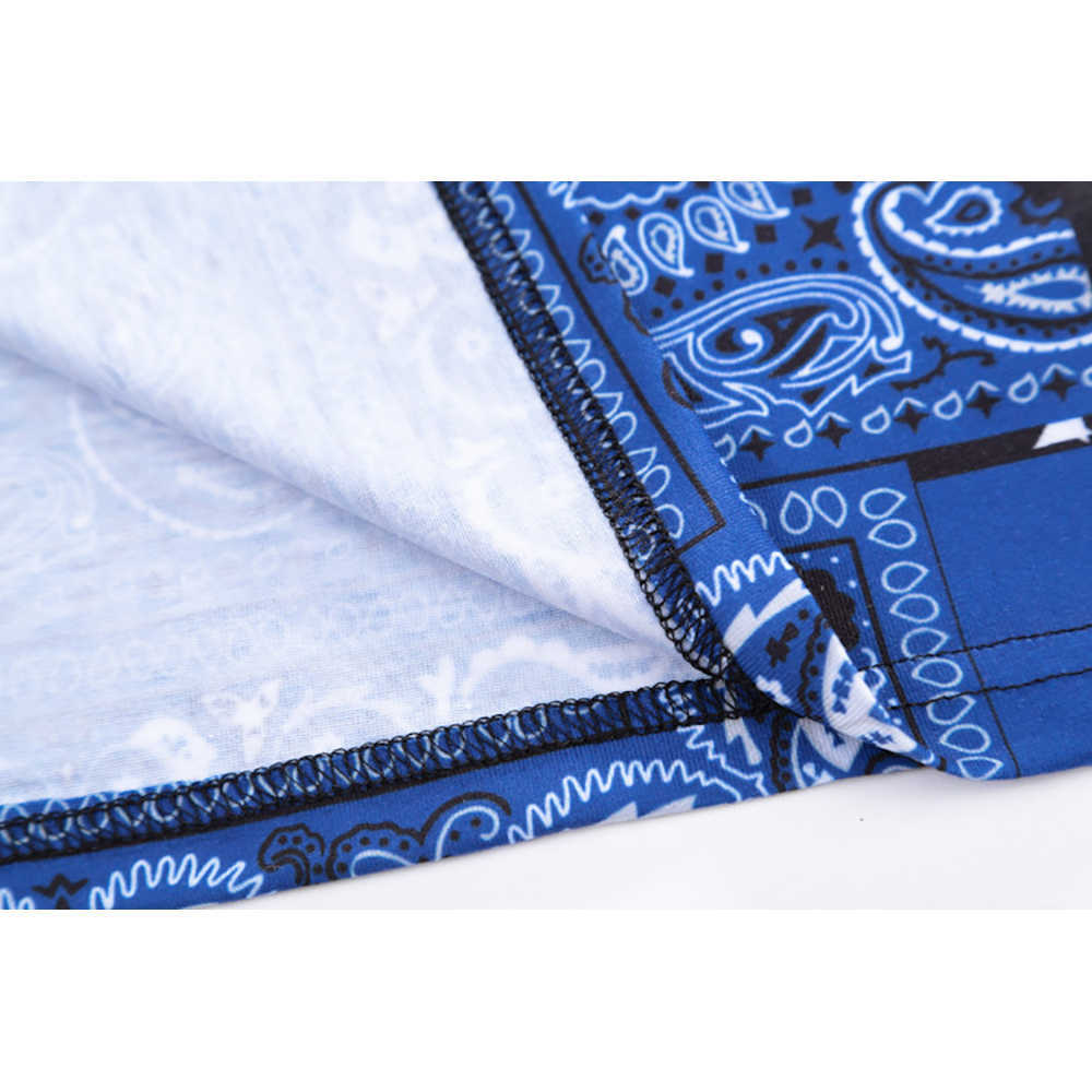 Bandana T Shirt Men Hip Hop Paisley TShirt Short Sleeve O Neck streetwear Tops Male graphic punk harajuku Tee Summer 210716