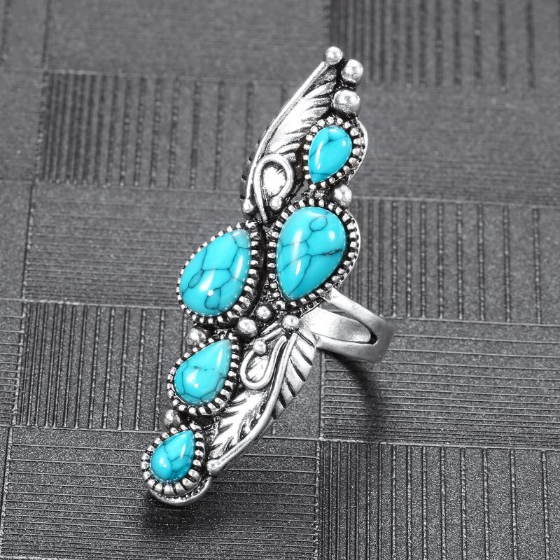 Cluster Rings Bohemian Oval Natural Stone For Women Men Vintage Retro Large Blue Beads Turquoises Finger Party Gothic Jewelry
Cluster Rings Bohemian Oval Natural Stone For Women Men Vintage Retro Large Blue Beads Turquoises Finger Party Gothic Jewelry