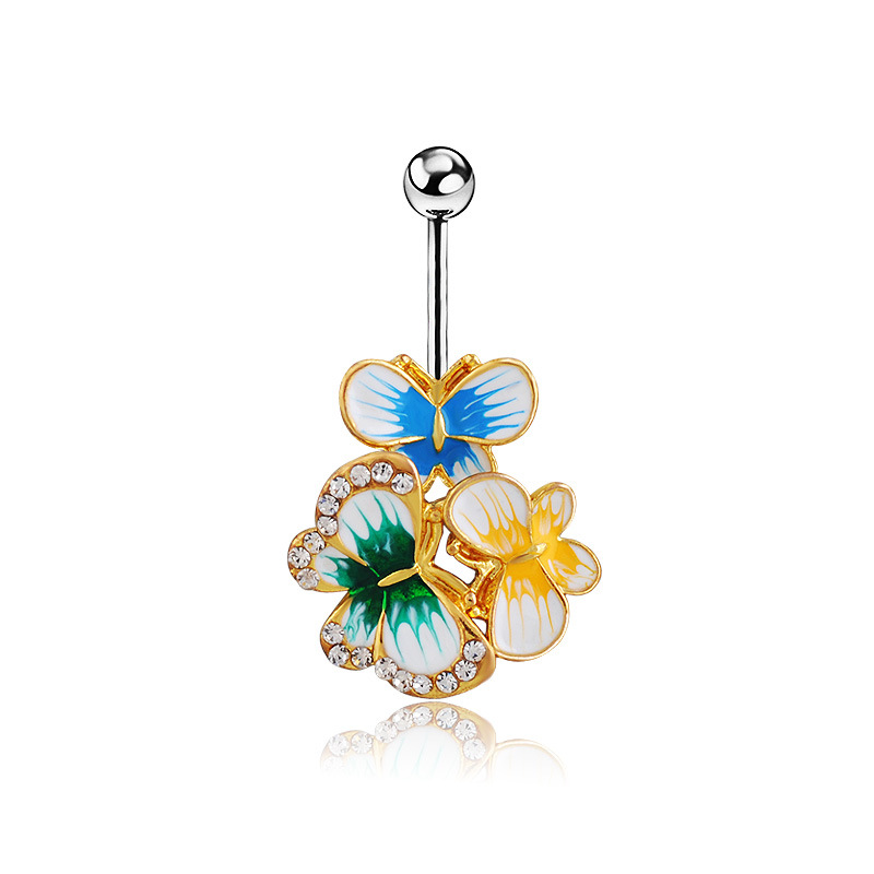 4pcs/lots New Body Jewelry Navel Piercing Butterfly Belly Ring Medical Steel Umbilical Rings 195 W2, Silver
4pcs/lots New Body Jewelry Navel Piercing Butterfly Belly Ring Medical Steel Umbilical Rings 195 W2, Silver