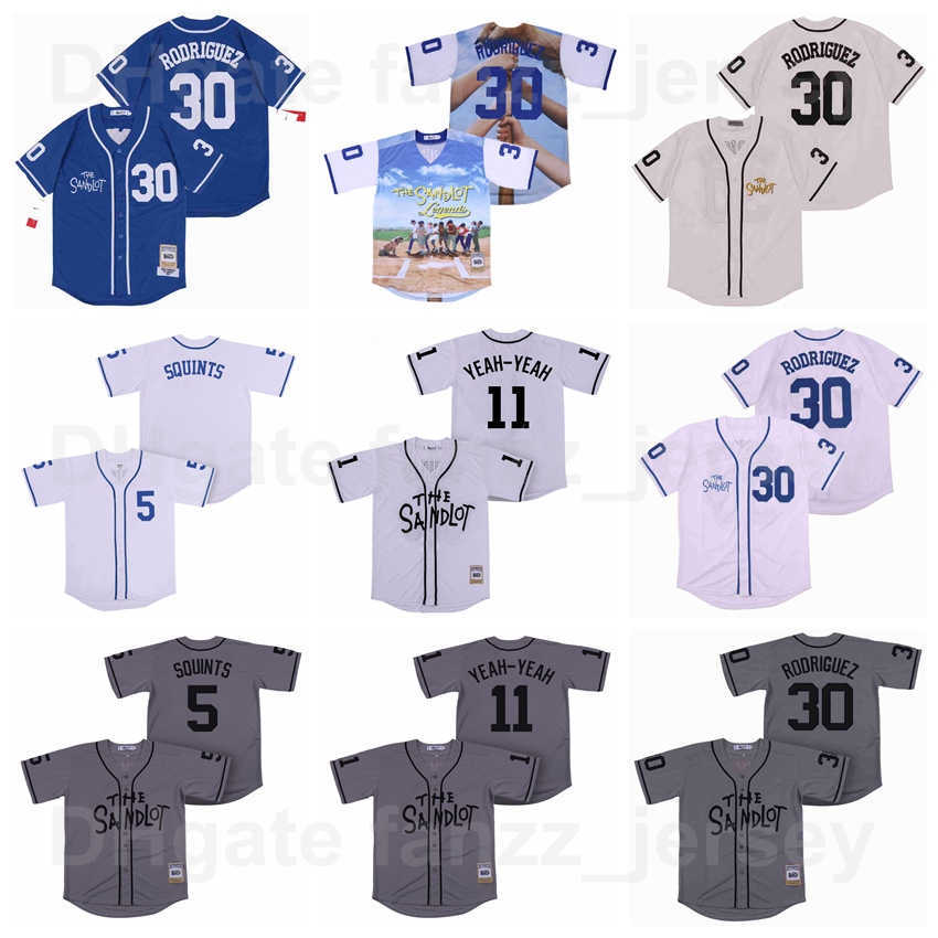 Moive Baseball Sandlot 5 Michael Squints Jersey 11 Alan Yeah-Yeah Kooy Benny The Jet 30 Rodrigue Blue White Grey All Stitched Team Color Breathable High Quality, 11 grey
Moive Baseball Sandlot 5 Michael Squints Jersey 11 Alan Yeah-Yeah Kooy Benny The Jet 30 Rodrigue Blue White Grey All Stitched Team Color Breathable High Quality, 11 grey
