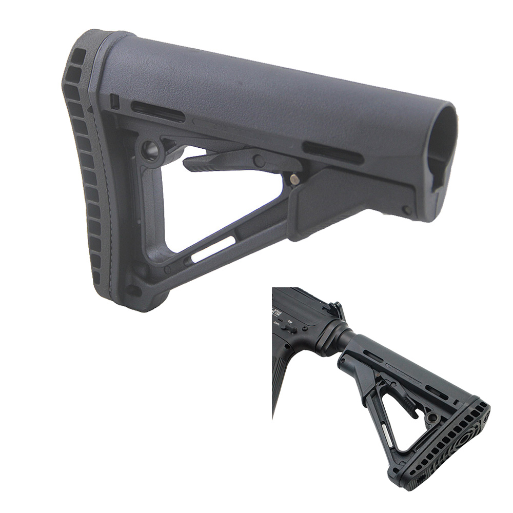 

Pts Mp Ctr Carbine .223 Rifle Stock with Enhanced Butt-pad Commercial-spec 6 Position Collapsible Buttstock