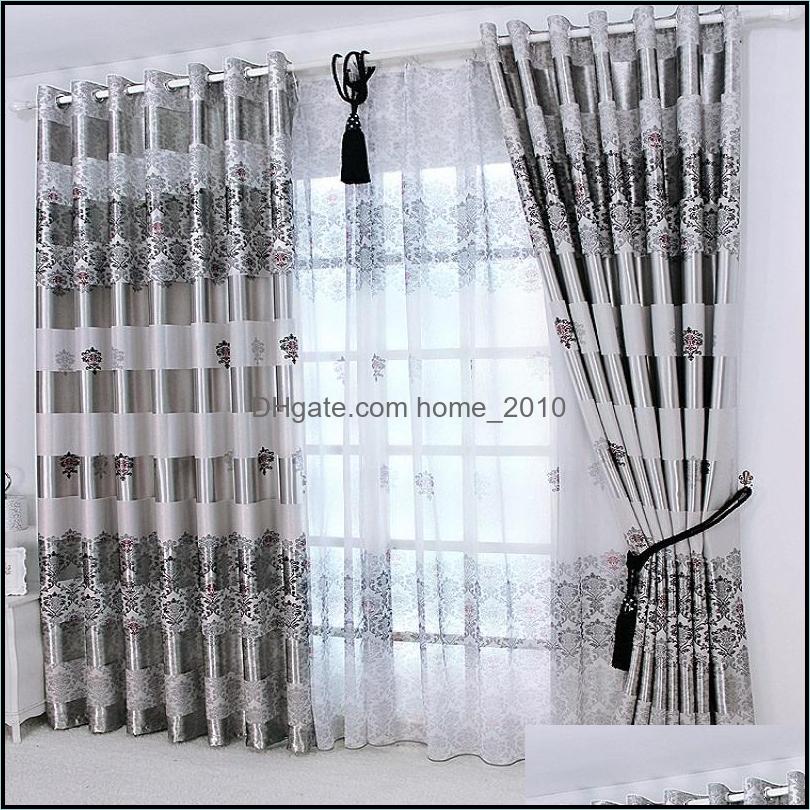 Window Treatments Textiles & Garden1Pc Curtains Windows Drapes European Modern Elegant Noble Printing Shade Curtain For Living Room Bedroom, Tulle
Window Treatments Textiles & Garden1Pc Curtains Windows Drapes European Modern Elegant Noble Printing Shade Curtain For Living Room Bedroom, Tulle