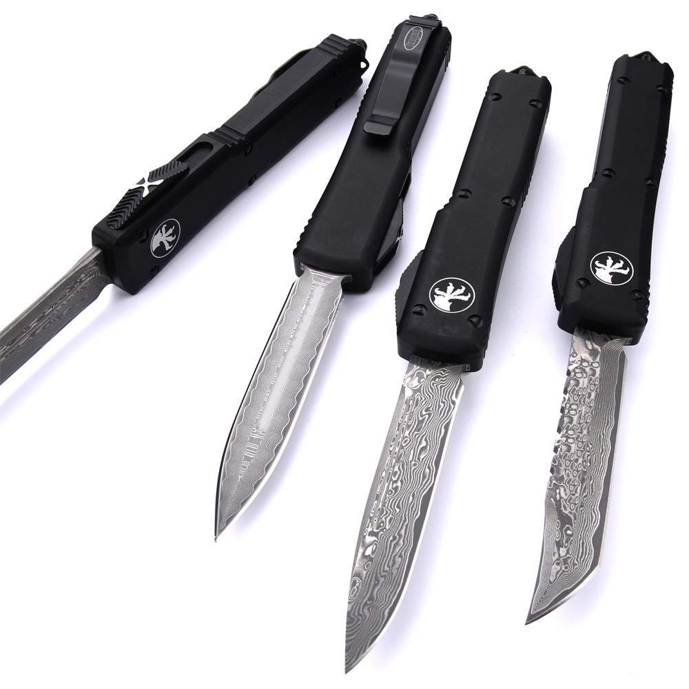 A14 Damascus automatic knives Benchmade knife t6061 handle CNC VG10 steel OUT pocket knife BM3300 Camping tactical Survival Hunting knife
A14 Damascus automatic knives Benchmade knife t6061 handle CNC VG10 steel OUT pocket knife BM3300 Camping tactical Survival Hunting knife