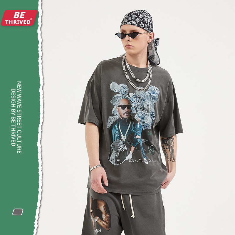 be men's wear | 2021 summer vintage hip hop print worn out short sve street high street trendy t-shirt inf, White;black
be men's wear | 2021 summer vintage hip hop print worn out short sve street high street trendy t-shirt inf, White;black