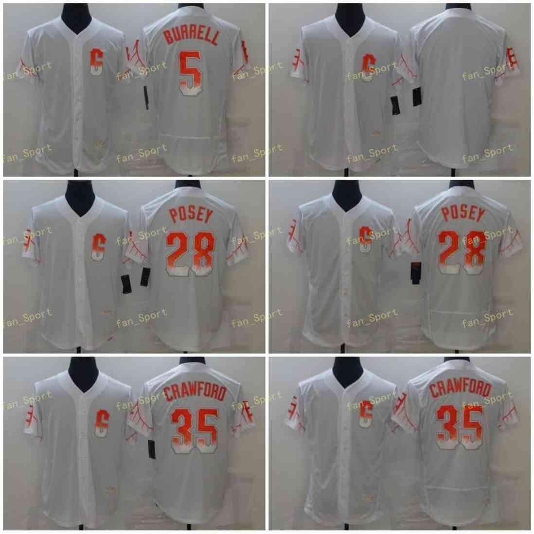 2021 City Connect Mens 28 Posey Baseball Jerseys 35 Crawford 5 Pat Burrell Blank Stitched Flexbase Cool Base Team White, Men
2021 City Connect Mens 28 Posey Baseball Jerseys 35 Crawford 5 Pat Burrell Blank Stitched Flexbase Cool Base Team White, Men
