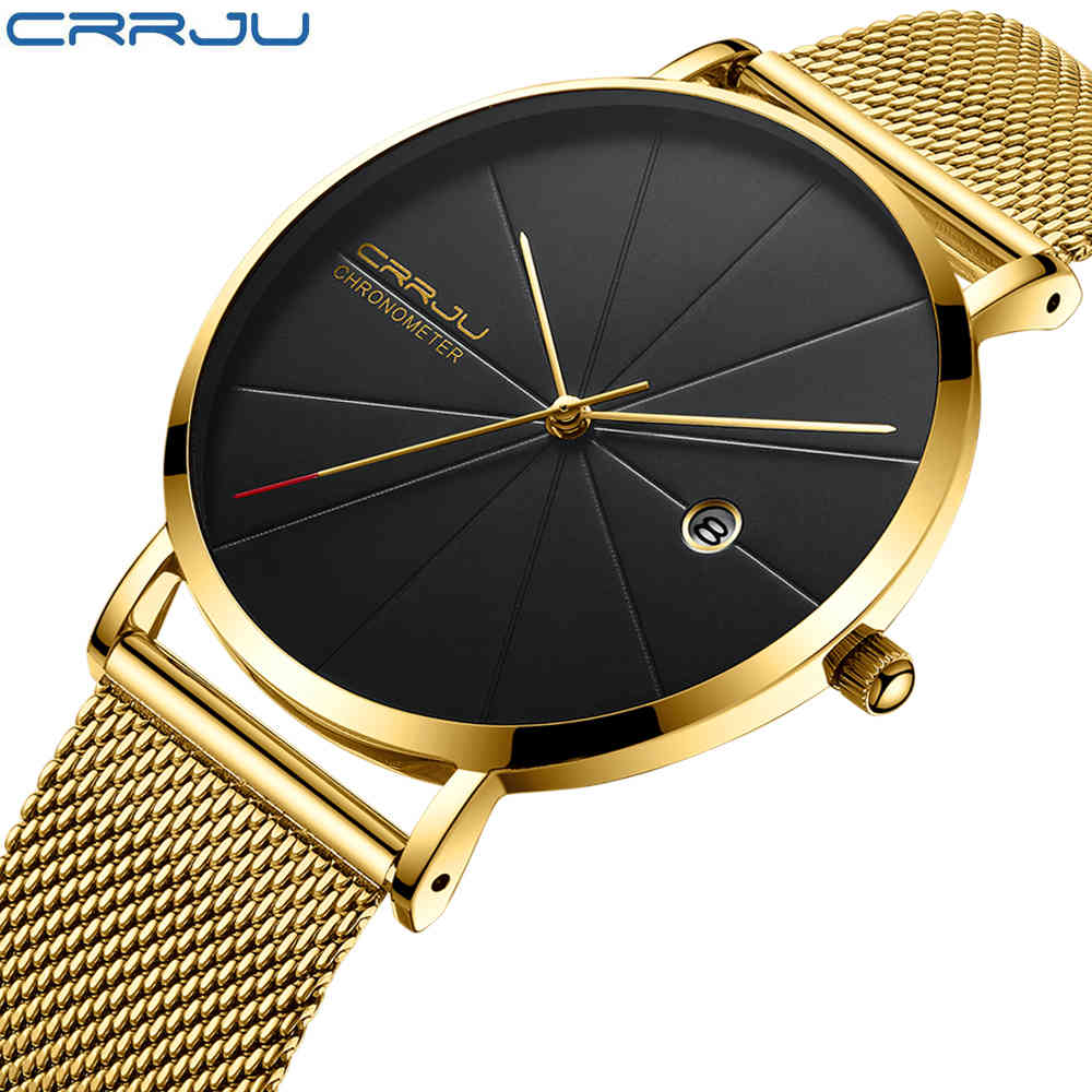 Luxury Watches CRRJU Brand Watch Men Fashion Casual Quartz Men's Ultra Thin Design Waterproof Sport Watch Men Montre Homme Gold 210517, Silver white
Luxury Watches CRRJU Brand Watch Men Fashion Casual Quartz Men's Ultra Thin Design Waterproof Sport Watch Men Montre Homme Gold 210517, Silver white
