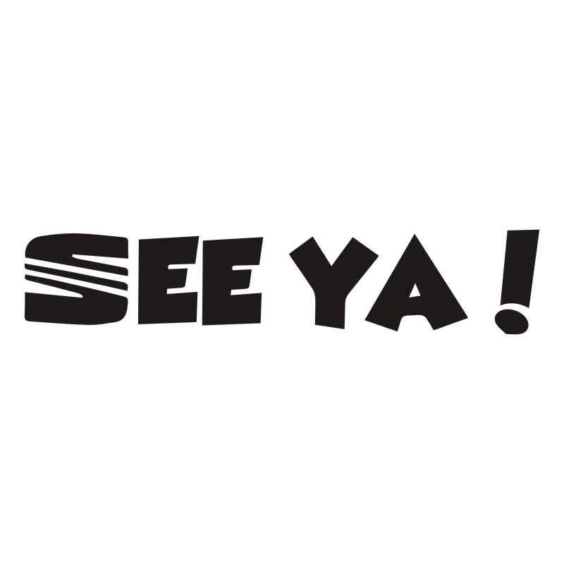 funny see ya seat jdm car sticker automobiles motorcycles exterior accessories vinyl decals for honda lada bmw audi,20cm*4cm
funny see ya seat jdm car sticker automobiles motorcycles exterior accessories vinyl decals for honda lada bmw audi,20cm*4cm