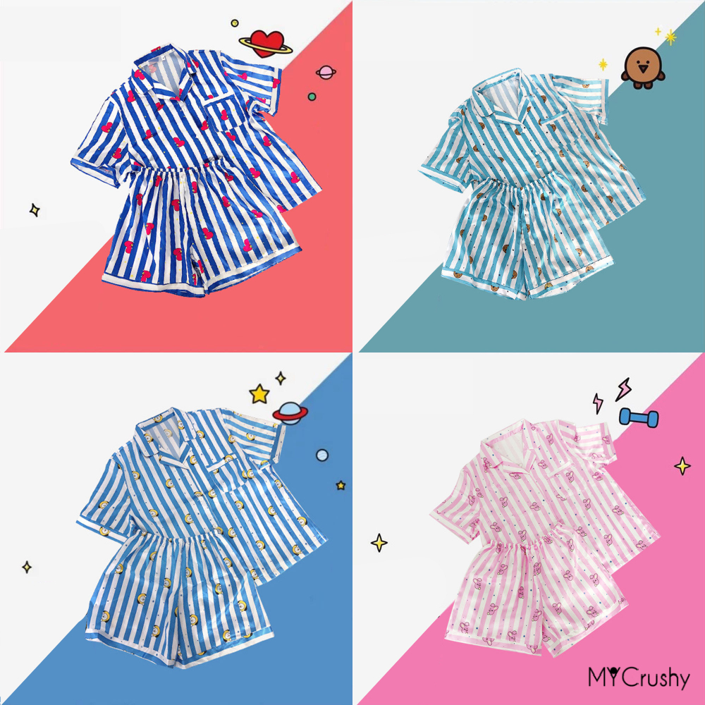 Pajamas Suit Cute Kawaii Sleepwear Women Men Clothes Bedroom Set Bangtan Boys RM Jin Suga JHope Jimin V Jungkook Kpop Merch, Rm-2
Pajamas Suit Cute Kawaii Sleepwear Women Men Clothes Bedroom Set Bangtan Boys RM Jin Suga JHope Jimin V Jungkook Kpop Merch, Rm-2