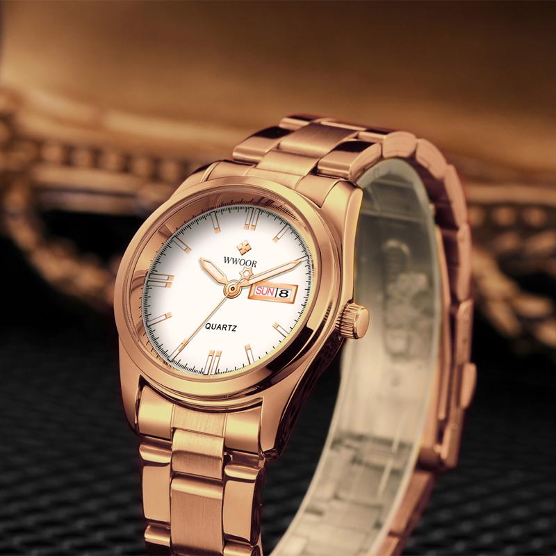 Wristwatches WWOOR Fashion Women Watch Ladies Top Creative Steel Bracelet Watches Female Quartz Waterproof Wrist, White pink
Wristwatches WWOOR Fashion Women Watch Ladies Top Creative Steel Bracelet Watches Female Quartz Waterproof Wrist, White pink