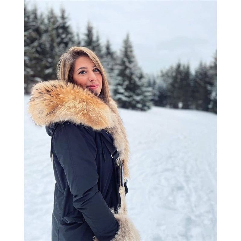 Maomaokong Winter Jacket Women Long Parka Real Fur Coat Natural Raccoon Collar Hood Thick Warm Streetwear Parkas 210910