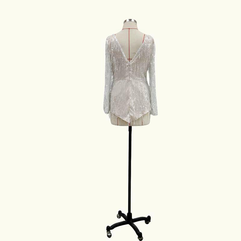 Spring Summer Dress V-Neck Long Sleeve Tassel Above Knee Solid Color Casual Night Club Party Slim Mini Dresses