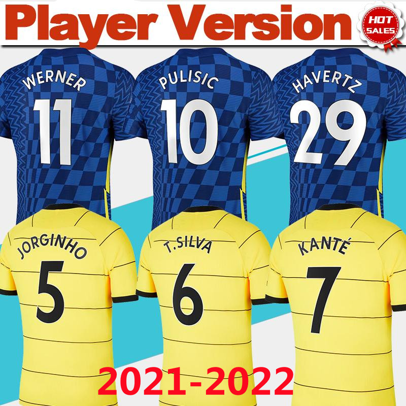 Player Version #9 LUKAKU Football Jerseys#10 PULISIC Home Blue Soccer Jerseys 2021/2022 Men #11 WERNER shirt 21/22 #7 KANTE #19 MOUNT #29 HAVERTZ uniforms Men adult, Away+ucl patch
Player Version #9 LUKAKU Football Jerseys#10 PULISIC Home Blue Soccer Jerseys 2021/2022 Men #11 WERNER shirt 21/22 #7 KANTE #19 MOUNT #29 HAVERTZ uniforms Men adult, Away+ucl patch