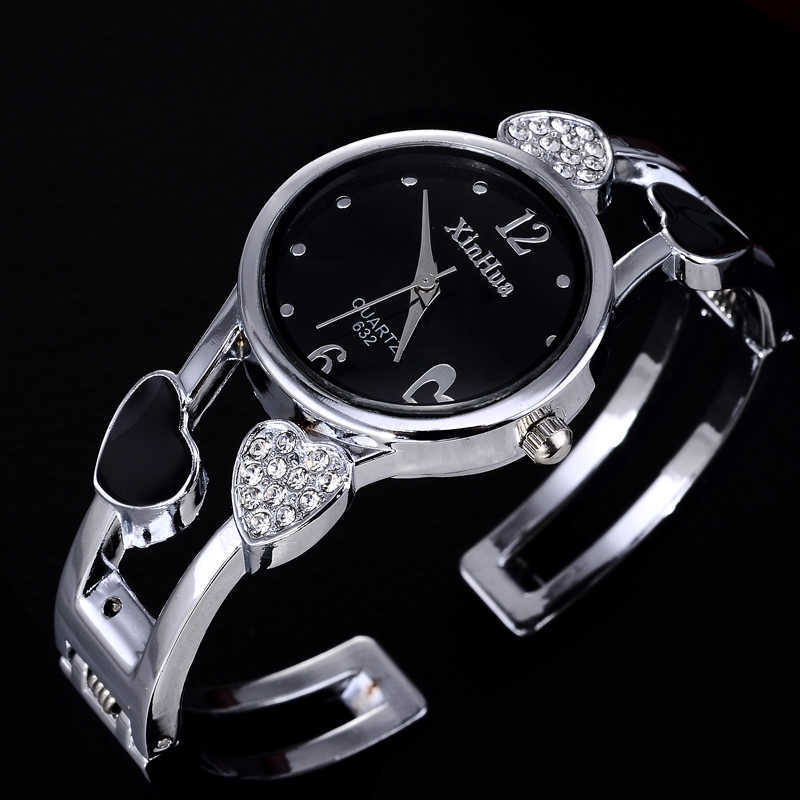heart shaped bracelet watch women watches luxury rhinestone women's watches ladies watch steel clock zegarek damski reloj mujer H1012, White
heart shaped bracelet watch women watches luxury rhinestone women's watches ladies watch steel clock zegarek damski reloj mujer H1012, White