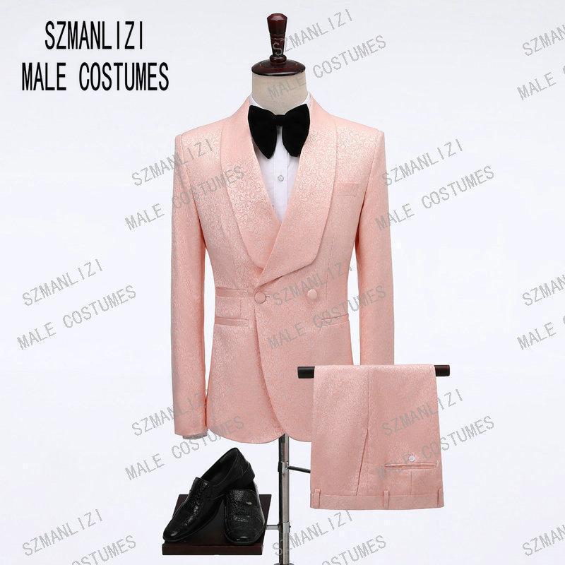 Fashion Deisgn Peach Double Breasted Wedding Groom Suit With Pants Slim Fit Men Tuxedo For Prom Man Suits1, As picture
Fashion Deisgn Peach Double Breasted Wedding Groom Suit With Pants Slim Fit Men Tuxedo For Prom Man Suits1, As picture