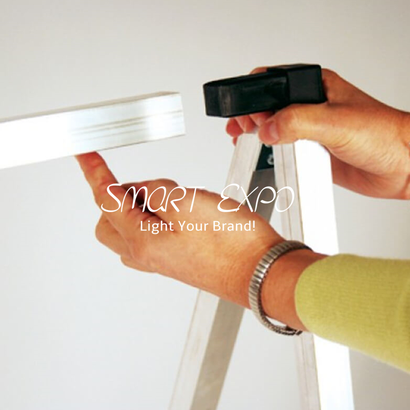 Outdoor Monsoon A Frame Banner Advertising Display (100*250cm) with Double Vinyl Printing Portable Carry Bag