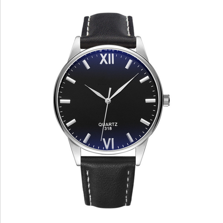 Simple Blu Ray Business Watch Men's Fashion Leisure Men's Watch Quartz Watch, Black
Simple Blu Ray Business Watch Men's Fashion Leisure Men's Watch Quartz Watch, Black