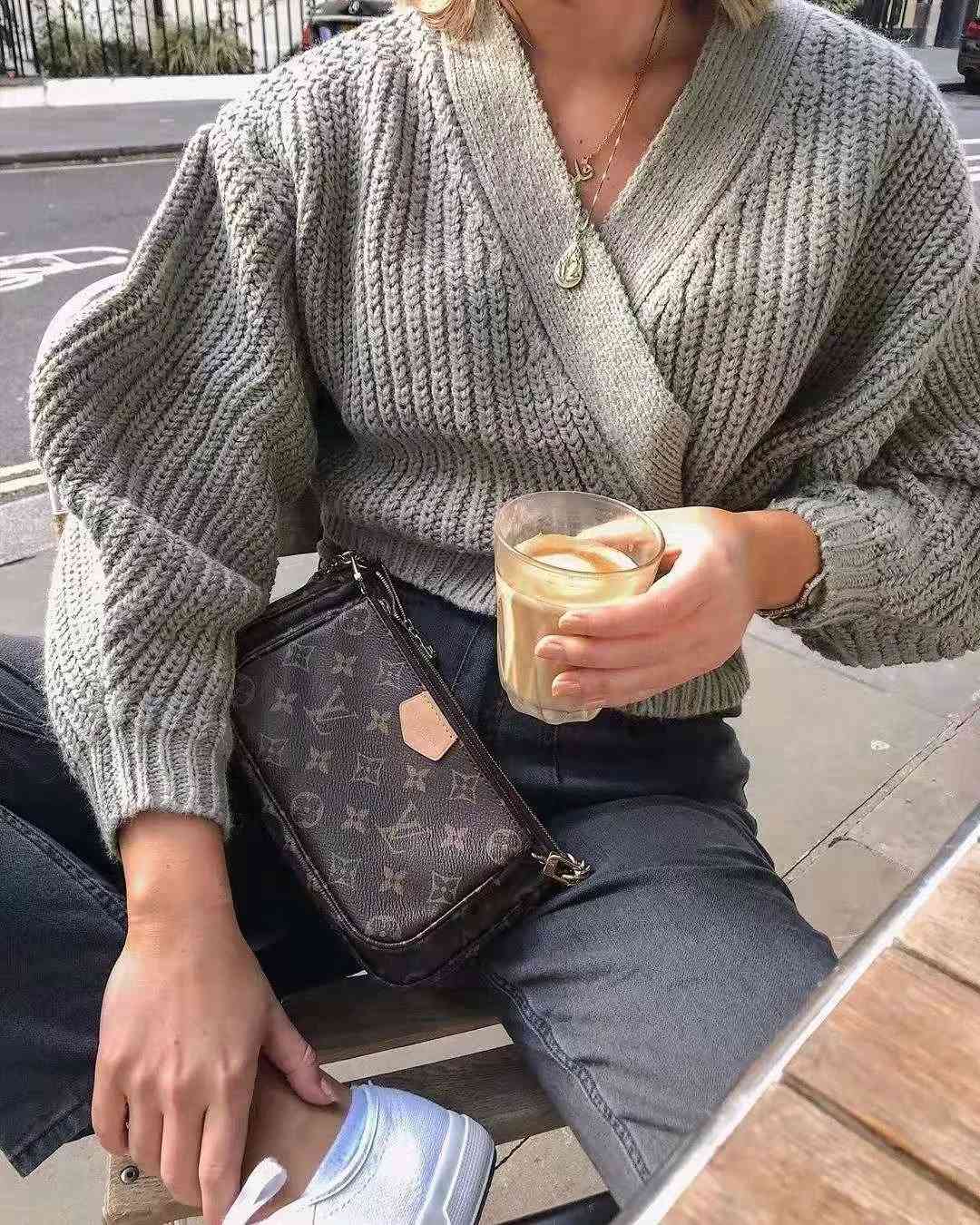 Sexy v neck kntted cardigan women long sleeve bow sweater korean fashion green sweaters fall clothes 210521