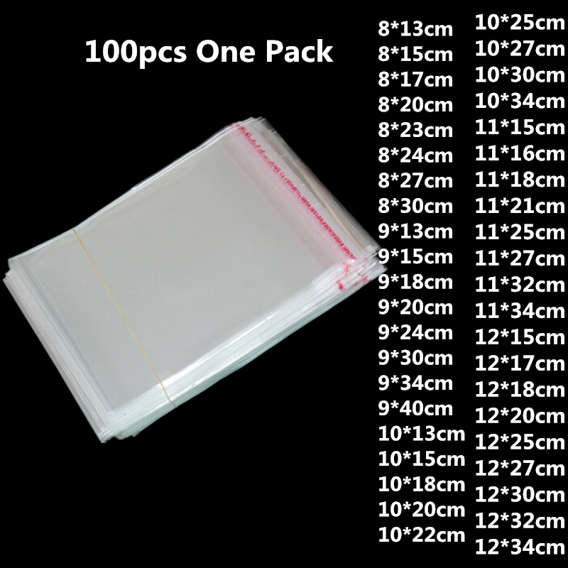 100pcs Clear Plastic Self Adhesive Bag Self Sealing Jewelry Accessories Candy Packing Resealable Gift Cookie Packaging Bag
100pcs Clear Plastic Self Adhesive Bag Self Sealing Jewelry Accessories Candy Packing Resealable Gift Cookie Packaging Bag