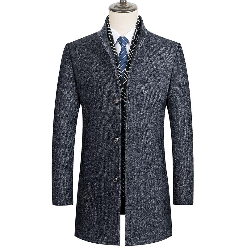 Men's Trench Coats Plus Size 4xl 2021 Winter Coat For Men Mardarin Collar Cashmere Single Breasted Long, Navy blue
Men's Trench Coats Plus Size 4xl 2021 Winter Coat For Men Mardarin Collar Cashmere Single Breasted Long, Navy blue