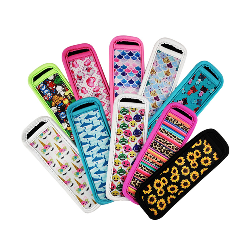 Reusable sicle Bags Freezer Antifreezing Ice Holders Neoprene Insulator Sleeves EEB3729 Free shipping
