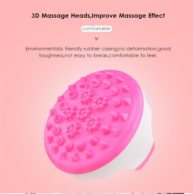 Body Massager Silicone Massage Beauty Brush Gua Sha Tool Health Care Handle Meridan Brushes Men Women Cellulite Slimming Pain Relief Cepillo De Bellez