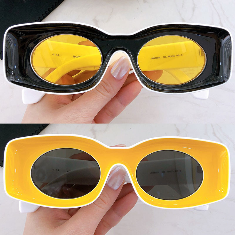 Designer sunglasses LW400331 womens fashion personality oval lens sister couple beach holiday party plate glasses UV400 protection with original box
Designer sunglasses LW400331 womens fashion personality oval lens sister couple beach holiday party plate glasses UV400 protection with original box