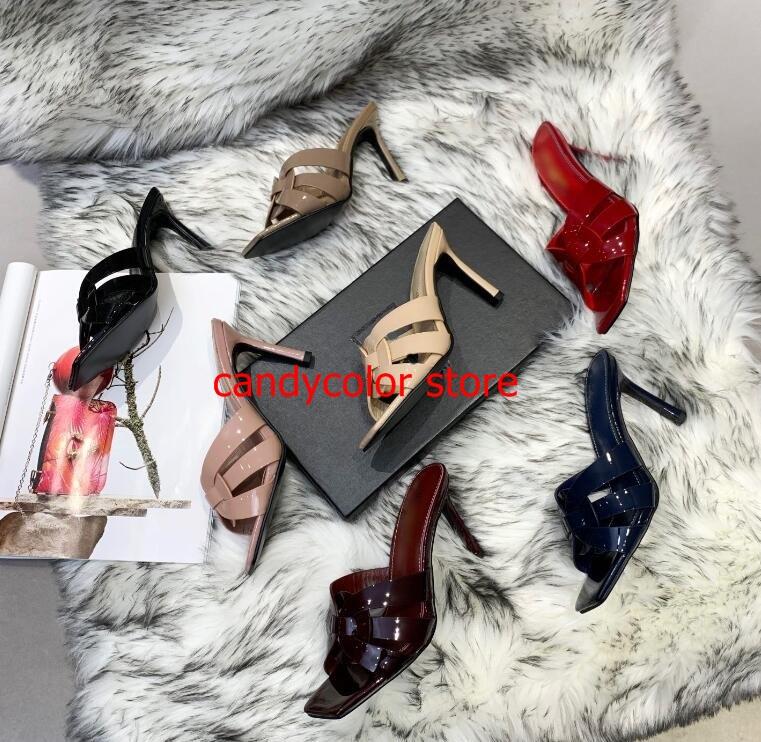 Candy Color Tribute Open Toe Patent Leather Gladiator Sandals Stiletto Dress Woman Slippers Chaussure Femme High Heels Size 43, Black
Candy Color Tribute Open Toe Patent Leather Gladiator Sandals Stiletto Dress Woman Slippers Chaussure Femme High Heels Size 43, Black