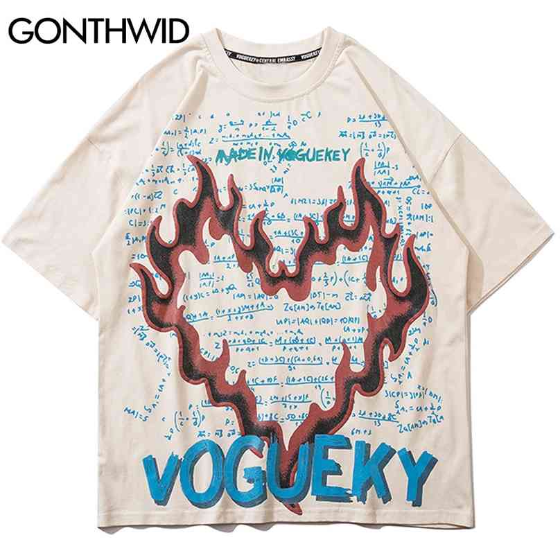 Tshirts Hip Hop Fire Flame Heart Print Short Sleeve Tee Shirts Streetwear Harajuku ster Casual Loose Tops 210602, Khaki
Tshirts Hip Hop Fire Flame Heart Print Short Sleeve Tee Shirts Streetwear Harajuku ster Casual Loose Tops 210602, Khaki