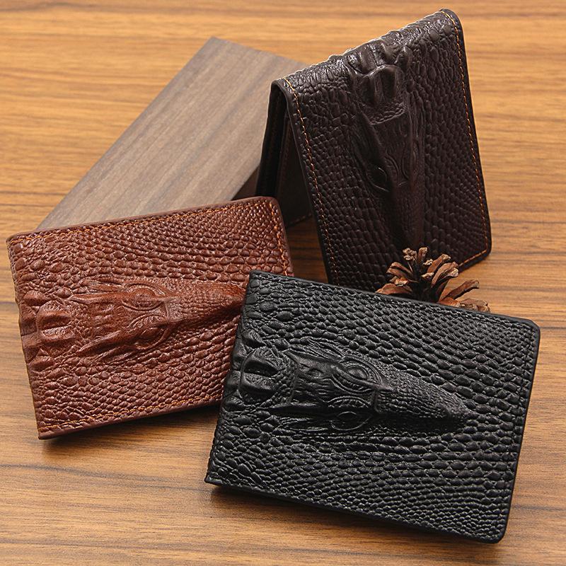 Card Holders Slim Men's Bag Leather Wallet Driving Licence Thin Alligator Crocodile Bank Short Holder, Black
Card Holders Slim Men's Bag Leather Wallet Driving Licence Thin Alligator Crocodile Bank Short Holder, Black