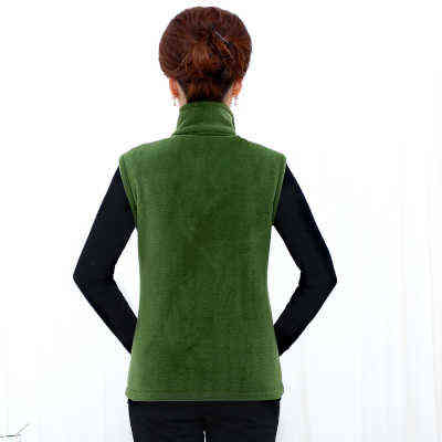 Autumn Women Wool Vest Large Sleeveless Jacket Fashion Zipper Women's Leisure gilet 211120
