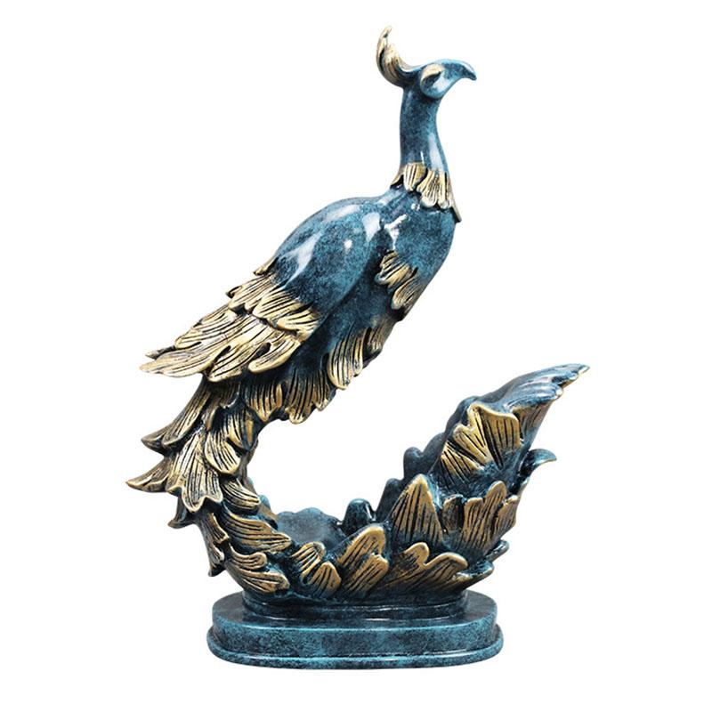 Decorative Objects & Figurines Delicate Peacocks Artware Household Supplier Wine Rack Living Room Decoration Ornaments Simulation Antique Fu
Decorative Objects & Figurines Delicate Peacocks Artware Household Supplier Wine Rack Living Room Decoration Ornaments Simulation Antique Fu
