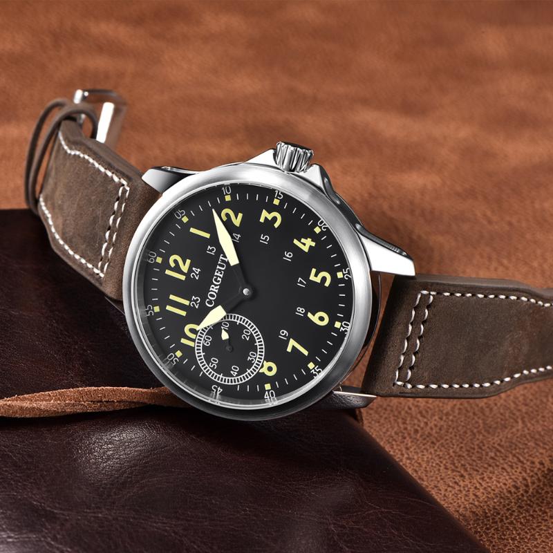Wristwatches Top Brand Seagull Men's 316L Watch Black Dial Yellow Digital Sapphire Glass 3ATM Waterproof Mechanical Men 2012D, Silver yellow
Wristwatches Top Brand Seagull Men's 316L Watch Black Dial Yellow Digital Sapphire Glass 3ATM Waterproof Mechanical Men 2012D, Silver yellow