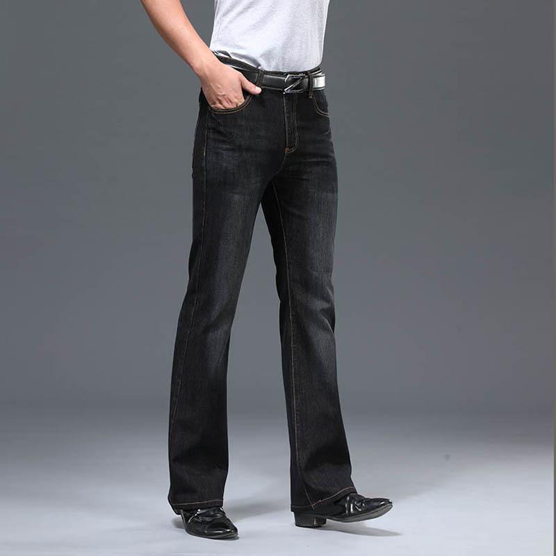 Loose Plus Size High Waist Jeans Classic Blue Black Designer Flared 2021 Men's Pants