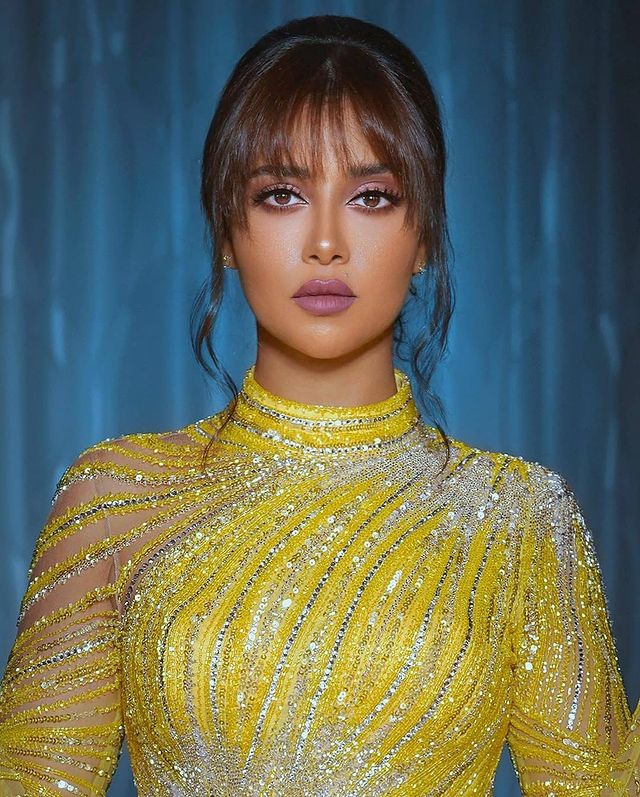 Plus Size Arabic Aso Ebi Yellow Luxurious Sparkly Prom Dresses Beaded Sequined Sheath Evening Formal Party Second Reception Gowns ZJ205