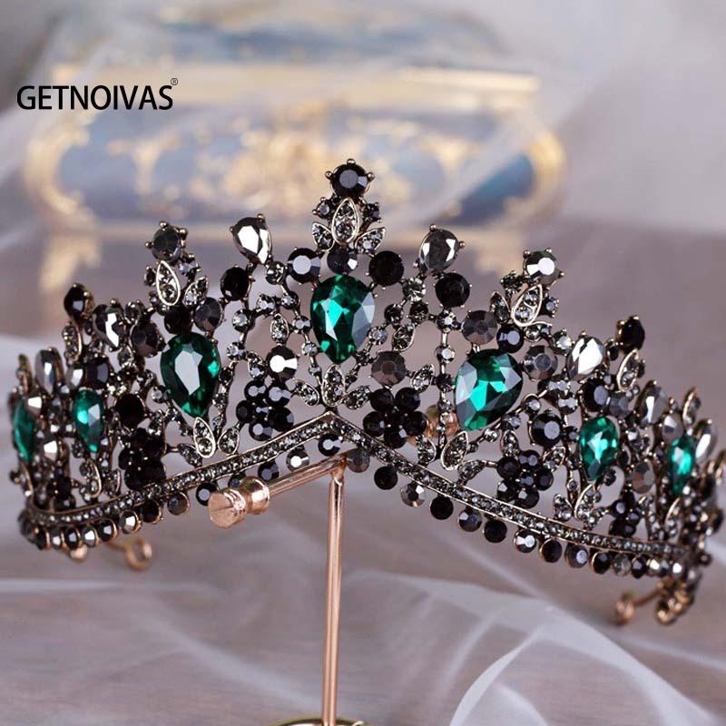 Hair Clips & Barrettes Bridal Accessories Black Crown Wedding Tiaras Headband Crystal Rhinestone Green For Bride Diadem Pageants Jewelry Orn, Golden;silver
Hair Clips & Barrettes Bridal Accessories Black Crown Wedding Tiaras Headband Crystal Rhinestone Green For Bride Diadem Pageants Jewelry Orn, Golden;silver