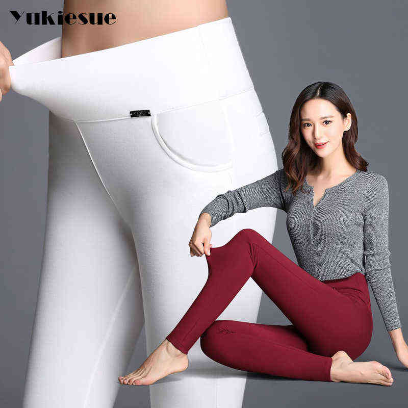 High quality pencil pants women summer style high waist elastic skinny female trousers woman pantalon femme 211115