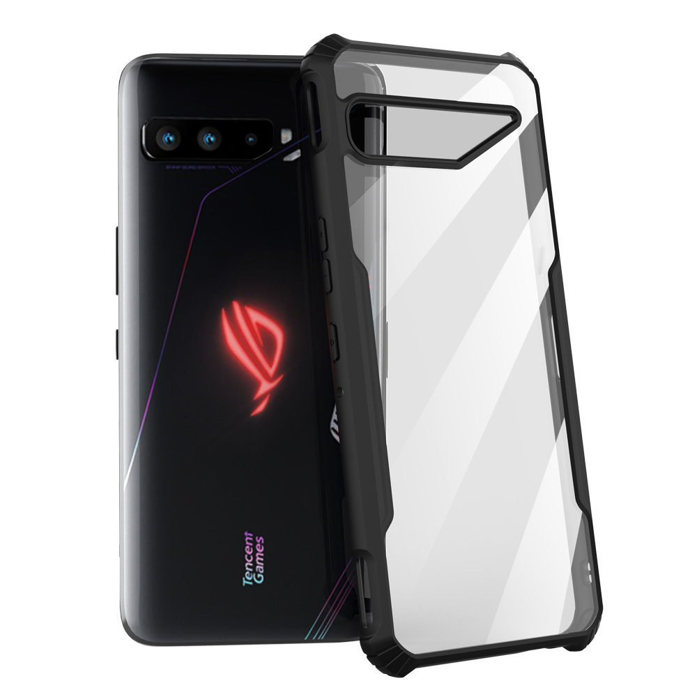 ZSHOW Case for ASUS ROG Phone 3 Armour TPU Frame with Clear PC Back Air Trigger Compatible Amazing Drop Protection, Black case and kit 1
ZSHOW Case for ASUS ROG Phone 3 Armour TPU Frame with Clear PC Back Air Trigger Compatible Amazing Drop Protection, Black case and kit 1