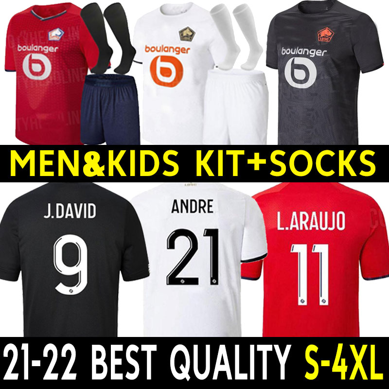 thailand 2021 2022 LOSC Lille Soccer Jerseys Kids Kit SHIRTS DAVID FONTE BAMBA YAZICI Football Shirt 21 22 Olympique JIKONE 10# Maillot Hommes Enfants third balck, Home+patch
thailand 2021 2022 LOSC Lille Soccer Jerseys Kids Kit SHIRTS DAVID FONTE BAMBA YAZICI Football Shirt 21 22 Olympique JIKONE 10# Maillot Hommes Enfants third balck, Home+patch