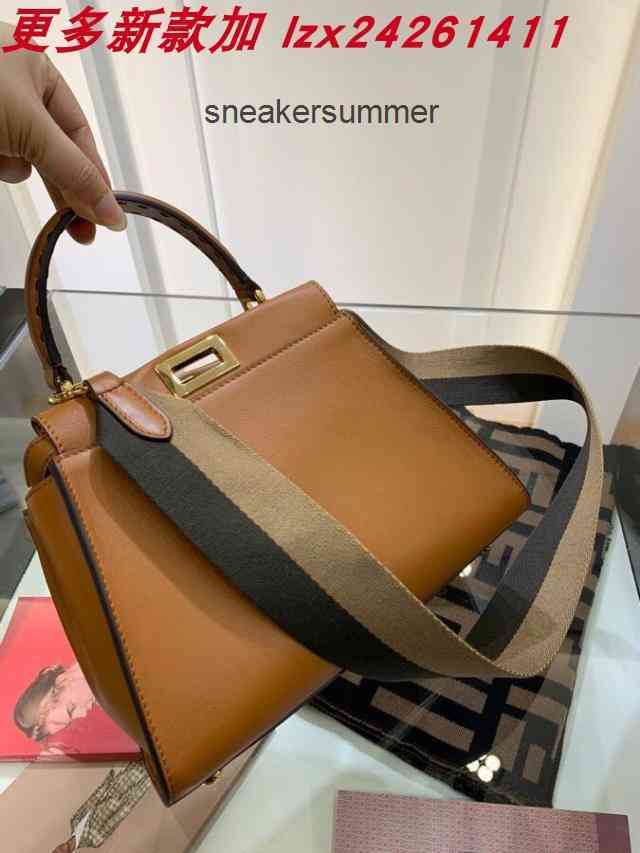 Designer handbags fend i Large-capacity Handbags2020 Fashion New Caramel Colored Leather Ff Mini Peekaboo Handbag One Shoulder Messenger Bagdesigner Bags yy hh, Brown
Designer handbags fend i Large-capacity Handbags2020 Fashion New Caramel Colored Leather Ff Mini Peekaboo Handbag One Shoulder Messenger Bagdesigner Bags yy hh, Brown