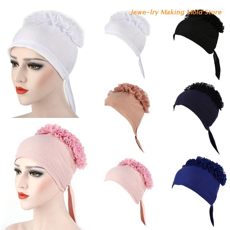 Beanie/Skull Caps Turban Women Muslim Hijab Scarf African Wraps Turbante Headscarf Bonnet, White
Beanie/Skull Caps Turban Women Muslim Hijab Scarf African Wraps Turbante Headscarf Bonnet, White