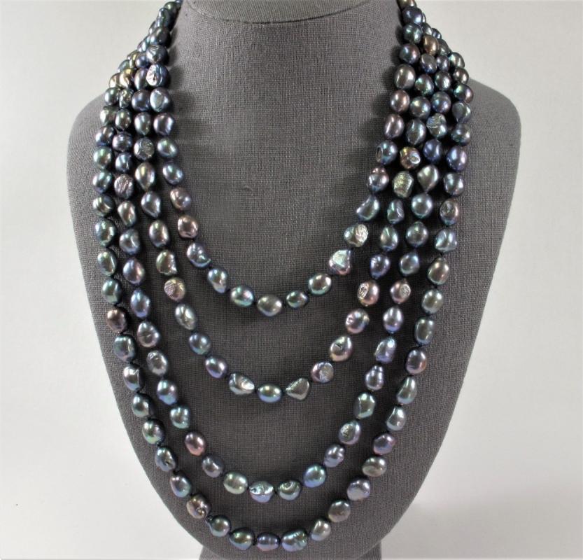 Pendant Necklaces Natural Freshwater Cultured Pearls Irregular Baroque 9-10 Mm White Pink Black Necklace 90inches
Pendant Necklaces Natural Freshwater Cultured Pearls Irregular Baroque 9-10 Mm White Pink Black Necklace 90inches