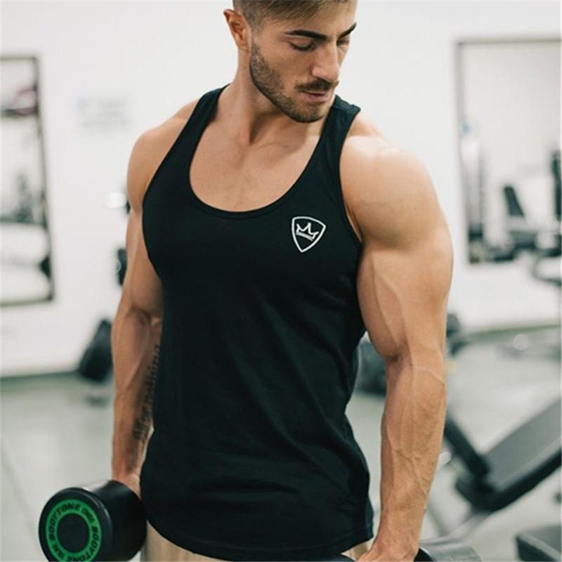 Men' Tank Tops Men Gyms Elasticity Top Cotton Bodybuilding Stringers Singlet Brand Clothing Fitness Sleeveless Shirt Workout, White;black
Men' Tank Tops Men Gyms Elasticity Top Cotton Bodybuilding Stringers Singlet Brand Clothing Fitness Sleeveless Shirt Workout, White;black