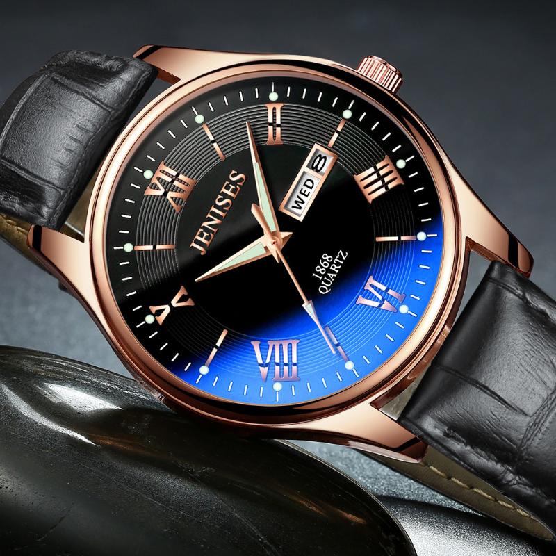 Wristwatches Men Watch Casual Sport Mens Watches Top Waterproof Leather Analog Quartz Clock Auto Date Week Relogio Masculino, Leather black rwhite
Wristwatches Men Watch Casual Sport Mens Watches Top Waterproof Leather Analog Quartz Clock Auto Date Week Relogio Masculino, Leather black rwhite