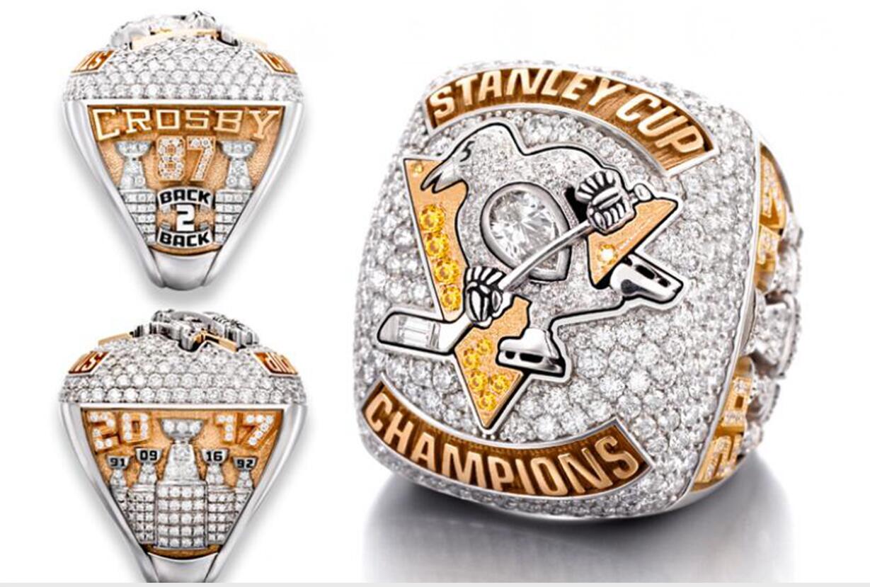 2017 PITTSBURGH PENGUINS STANLEY CUP Hockey CHAMPIONSHIP RING Set Men Fan Souvenir Gift Wholesale, Golden;silver
2017 PITTSBURGH PENGUINS STANLEY CUP Hockey CHAMPIONSHIP RING Set Men Fan Souvenir Gift Wholesale, Golden;silver