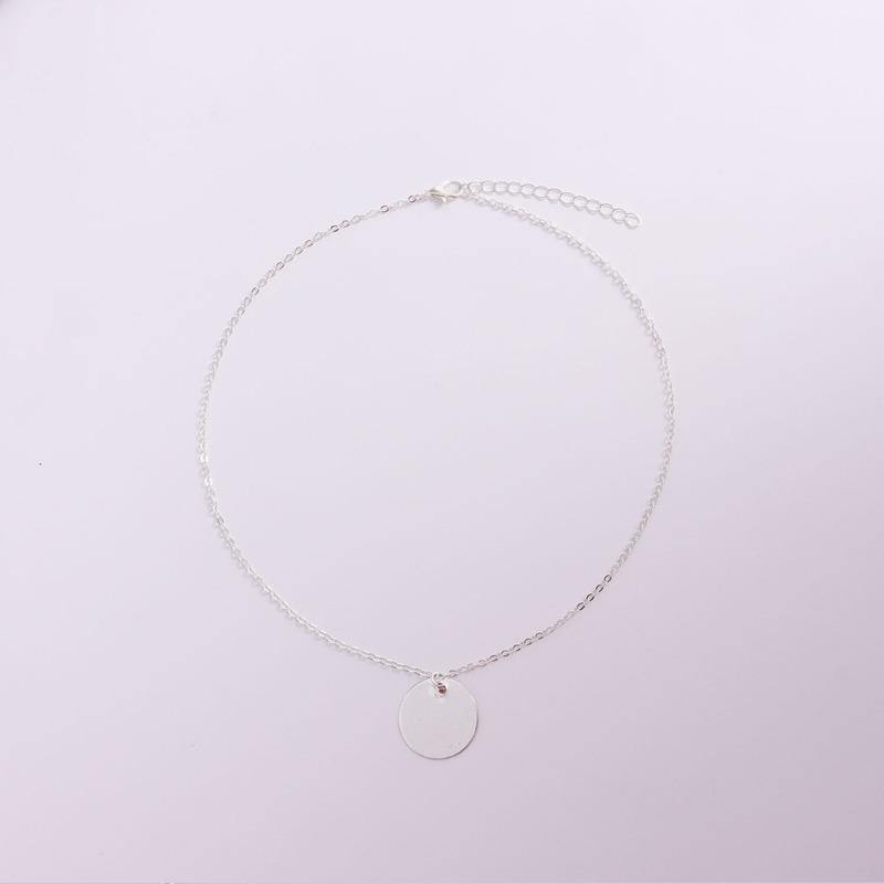Chains Round Necklace Woman Geometric Women Necklaces Wafer Charms Simplicity Fashion Chain Pendant Kpop Alloy Silver Color Naszyjnik
Chains Round Necklace Woman Geometric Women Necklaces Wafer Charms Simplicity Fashion Chain Pendant Kpop Alloy Silver Color Naszyjnik